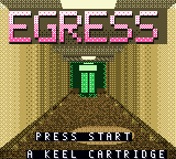 Authentic development cartridge title screen